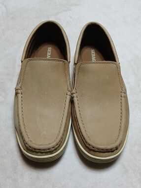 Sebago Barnet Men’s Tan Leather Slip-On Loafers